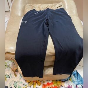 Under Armor XL Thick Sweat Pants in Dark Blue/ Slate